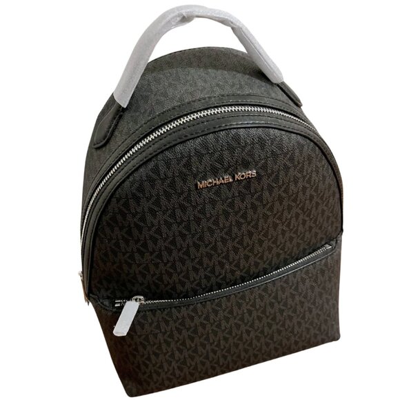 NWOT Michael Kors Signature Logo Backpack - Picture 1 of 5